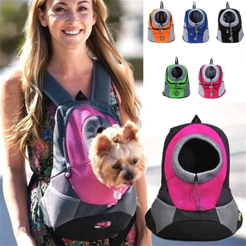 Pack-Paws Double Shoulder Mesh Pet Backpack