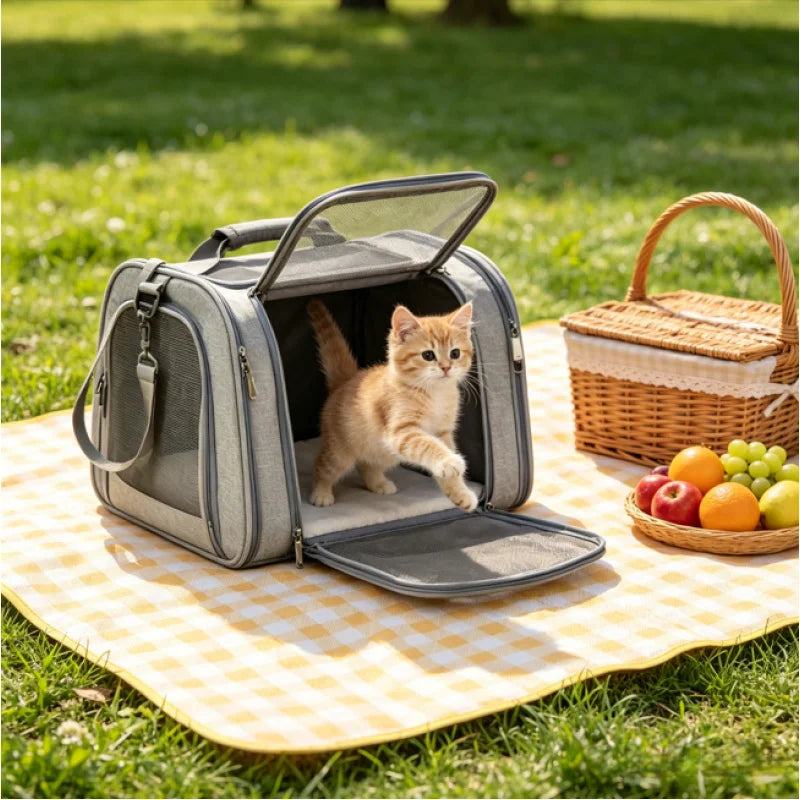 Pack-Paws Portable Soft Travel Pet Transport Bag