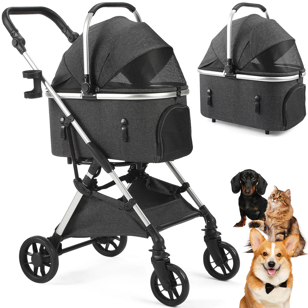 Pack-Paws Four-Wheel Heavy Duty Dog Wagon