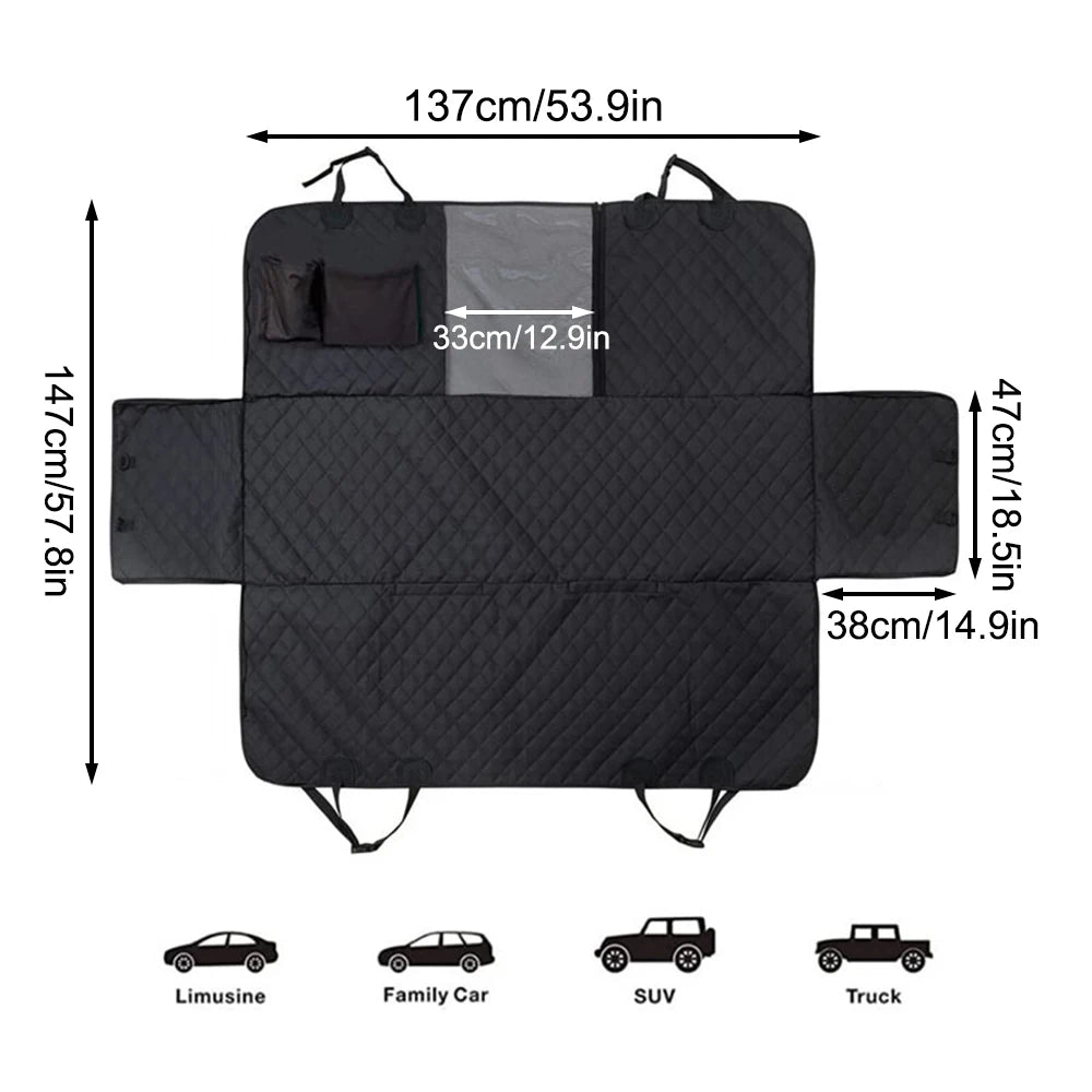 Pack-Paws Mesh Window Anti-Scratch Car Hammock
