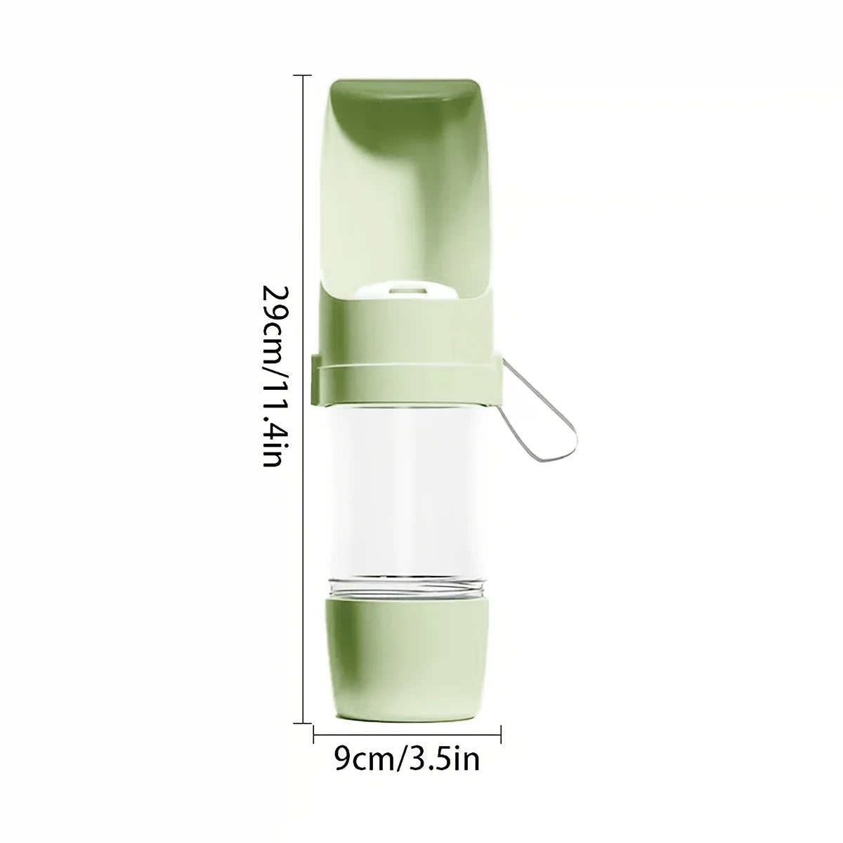 Pack-Paws Ergonomic Hiking Pet Water Bottle