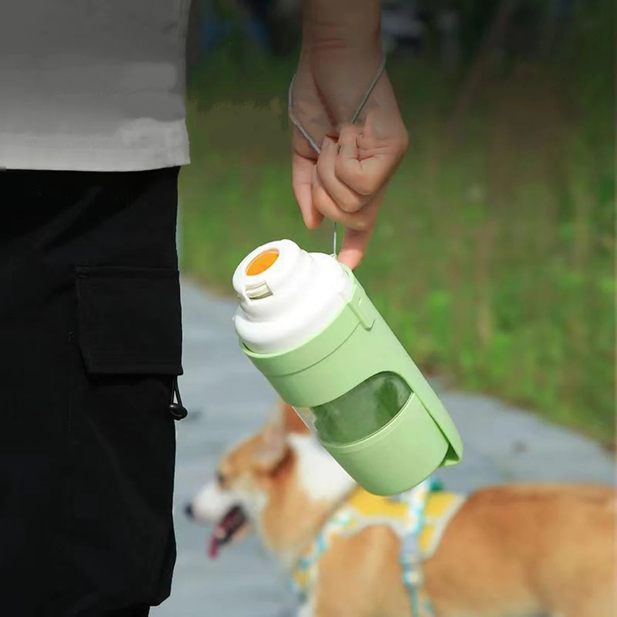 Pack-Paws 2-in-1 Pet Food & Water Bottle