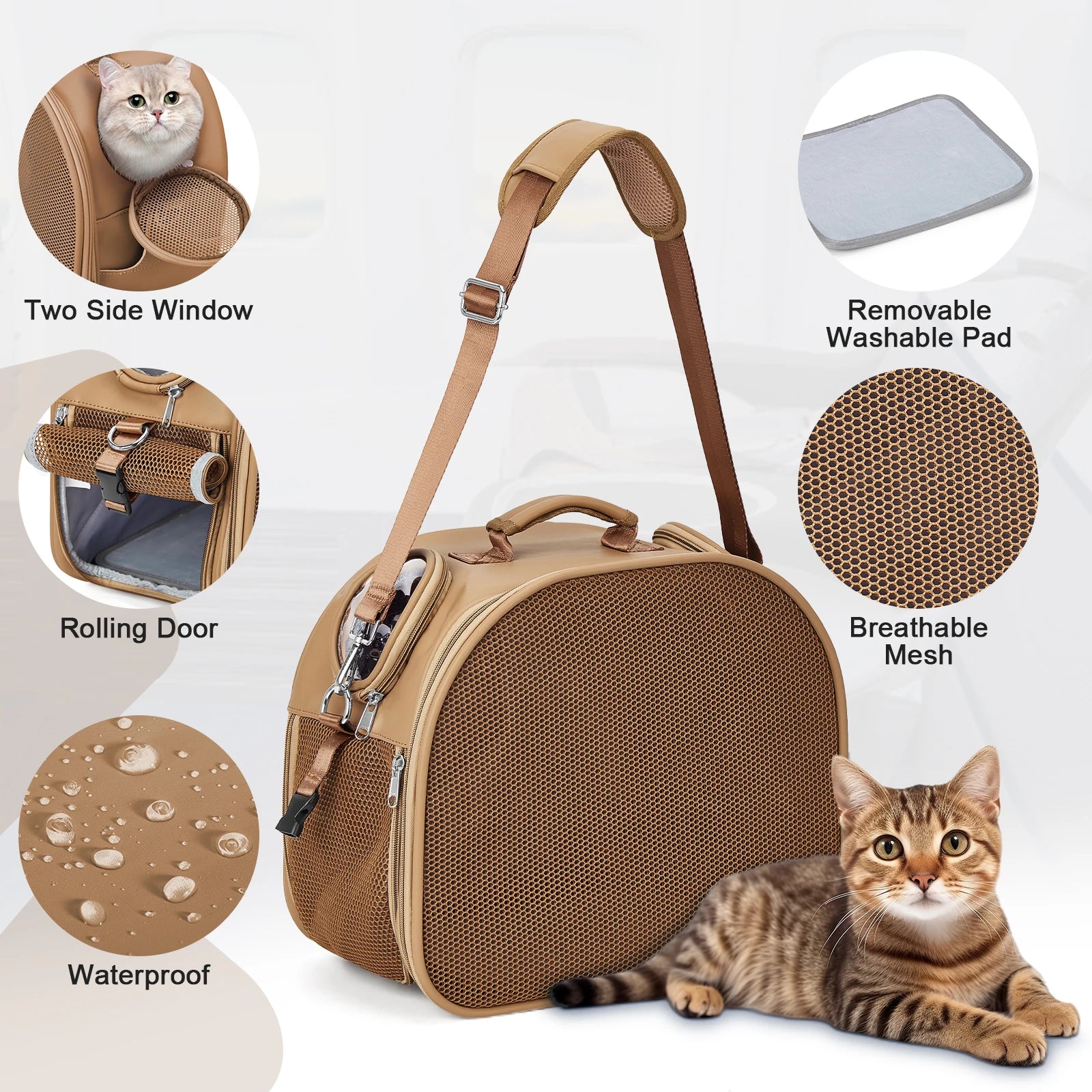 Pack-Paws Airline Approved Breathable Pet Carrier
