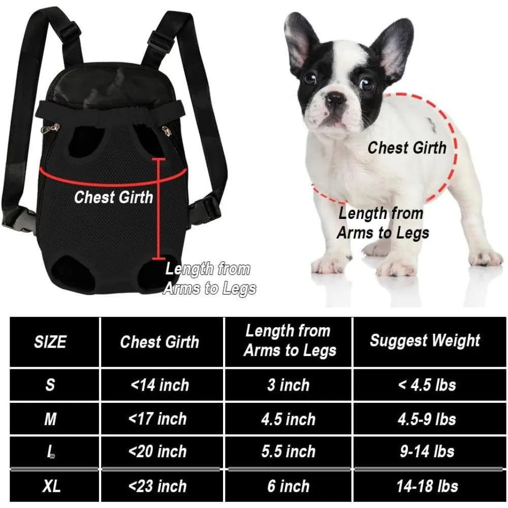Pack-Paws Hiking Front Chest Pet Carrier
