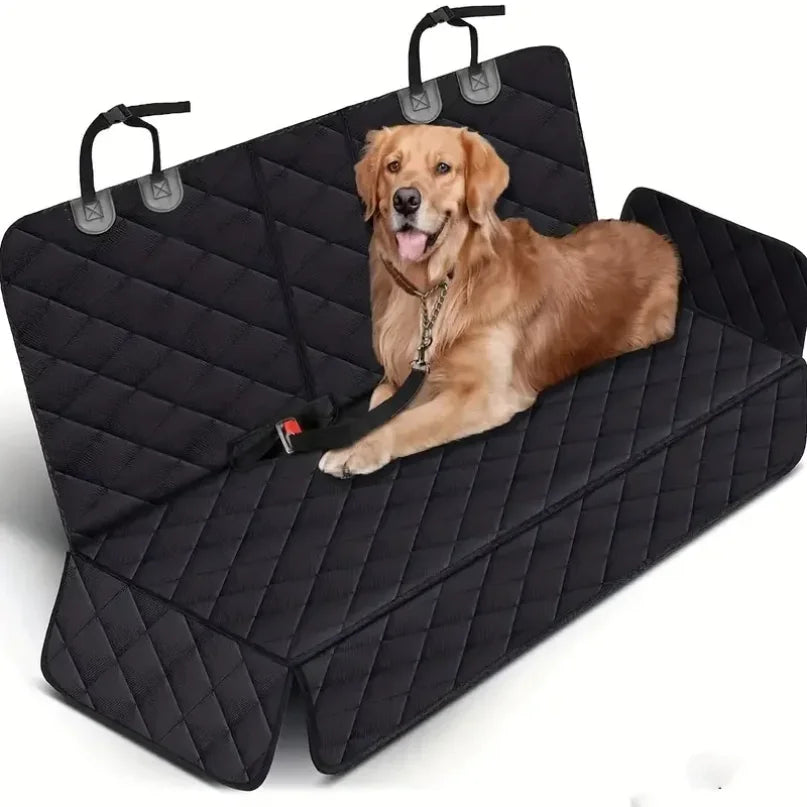 Pack-Paws Non-Slip Dog Car Cushion with Leash