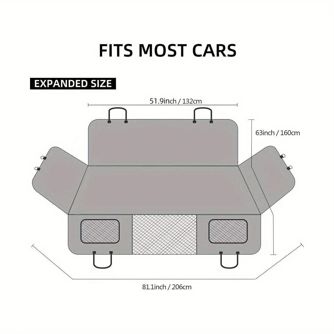 Pack-Paws Waterproof Back Seat Dog Cover