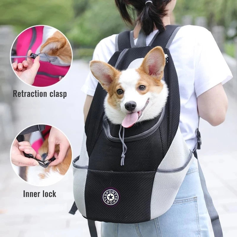 Pack-Paws Ergonomic Double Shoulder Dog Carrier