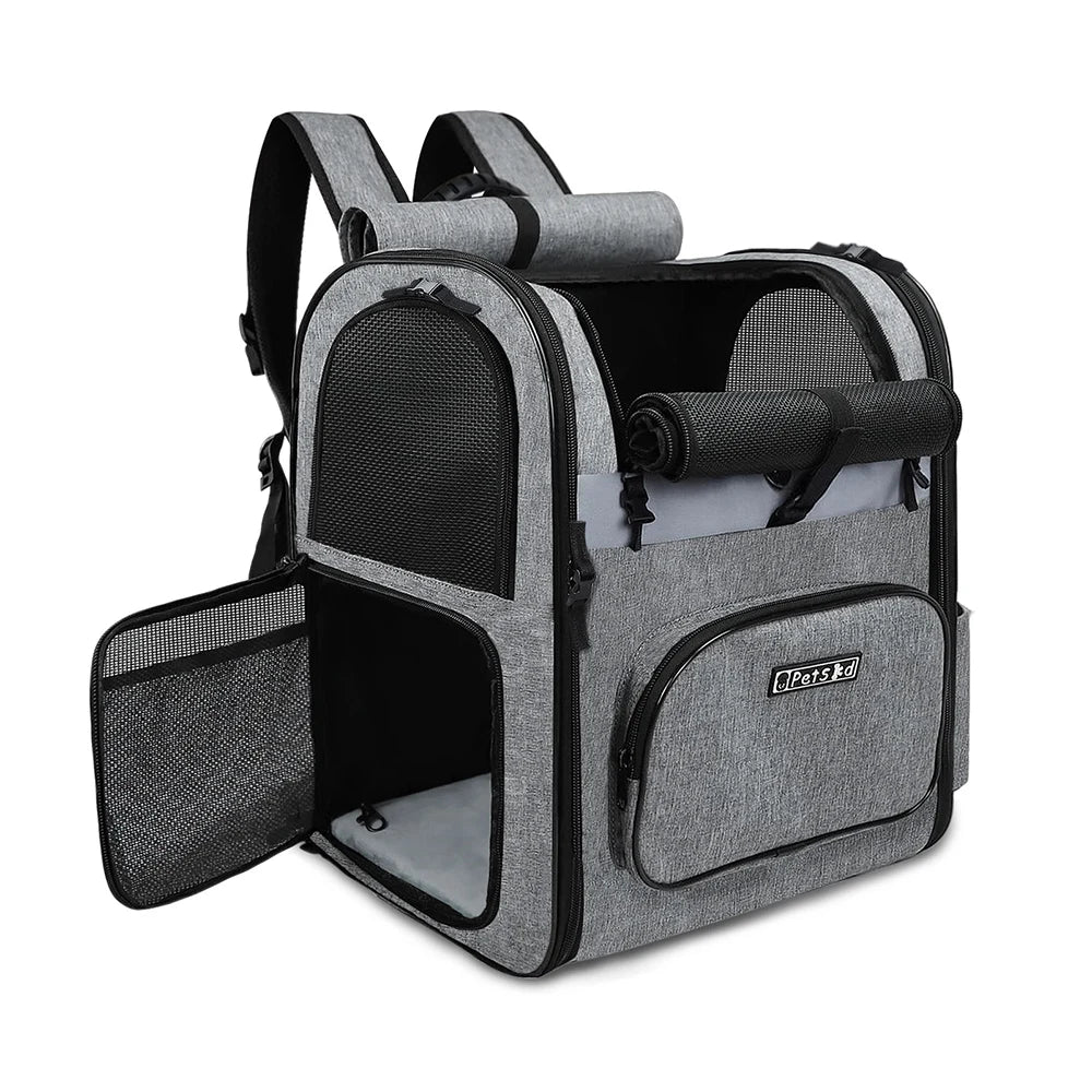 Pack-Paws Heavy-Duty Double Door Pet Carrier Bag