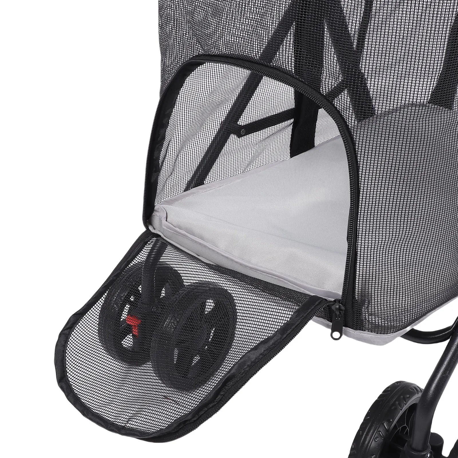 Pack-Paws Four-Wheel One-Click Folding Dog Wagon