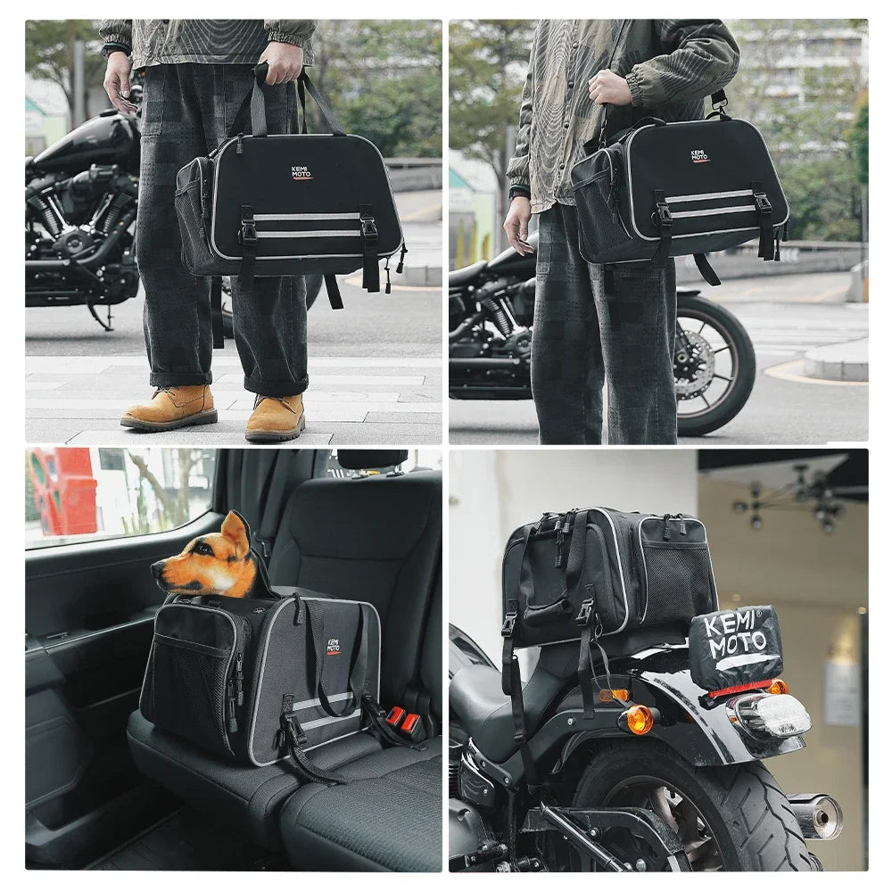 Pack-Paws Motorcycle & Car Pet Travel Bag