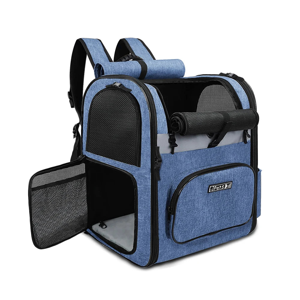 Pack-Paws Heavy-Duty Double Door Pet Carrier Bag