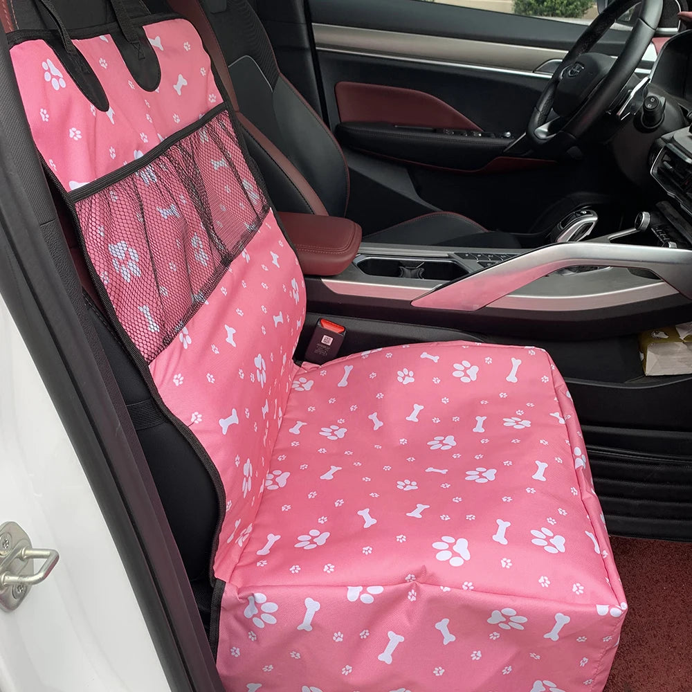 Pack-Paws Durable Front Seat Pet Cover with Pockets