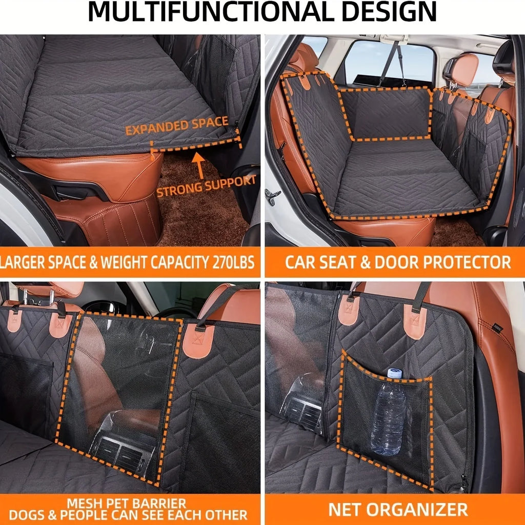 Pack-Paws Waterproof Back Seat Dog Cover