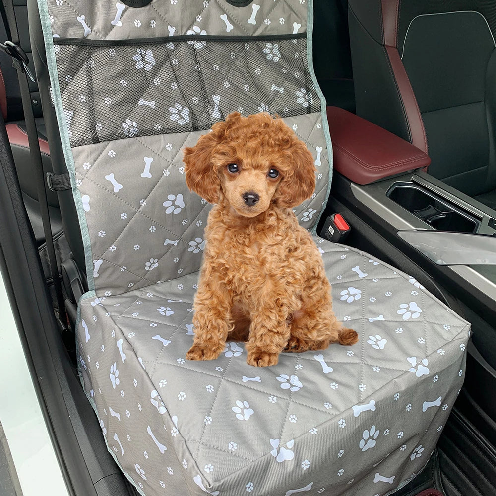 Pack-Paws Durable Front Seat Pet Cover with Pockets