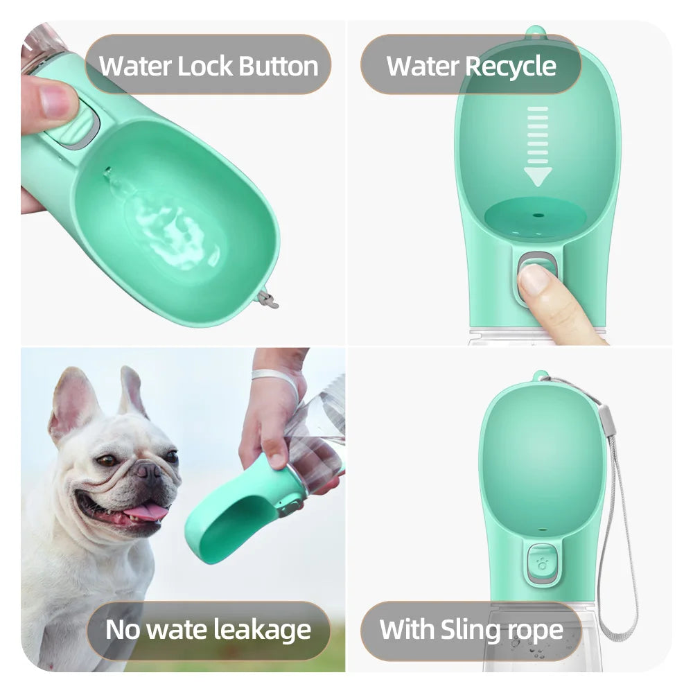 Pack-Paws Leakproof Dog Travel Drinking Bowl (Dual)