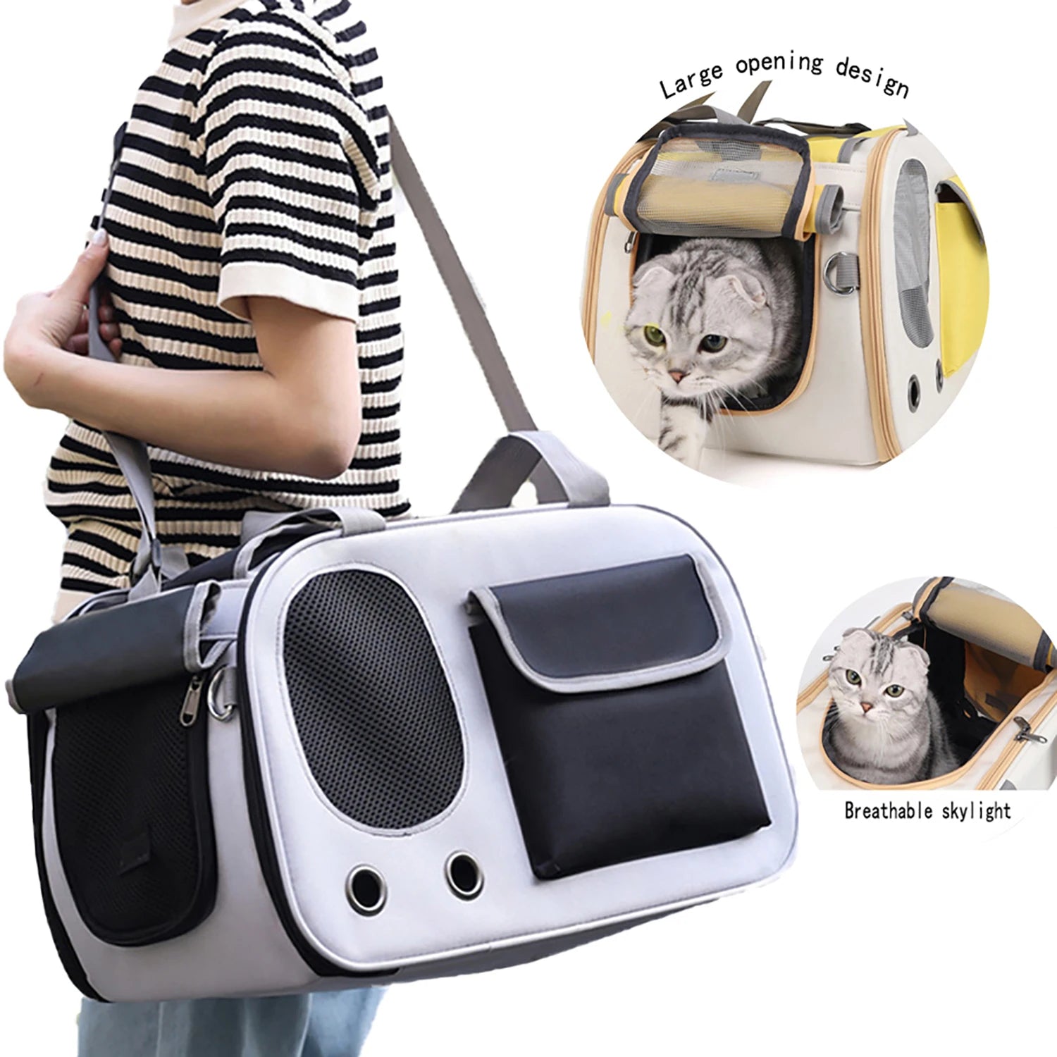 Pack-Paws Foldable Oxford Fabric Travel Tote
