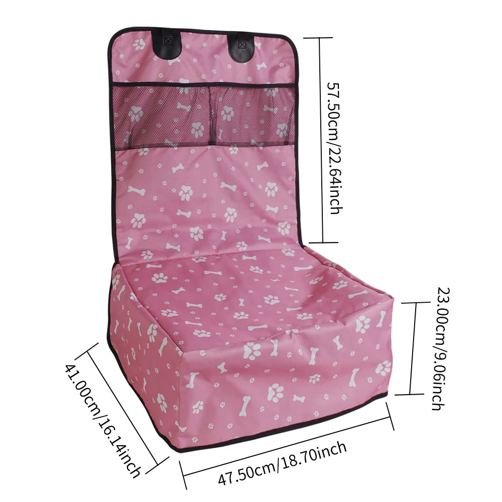 Pack-Paws Durable Front Seat Pet Cover with Pockets
