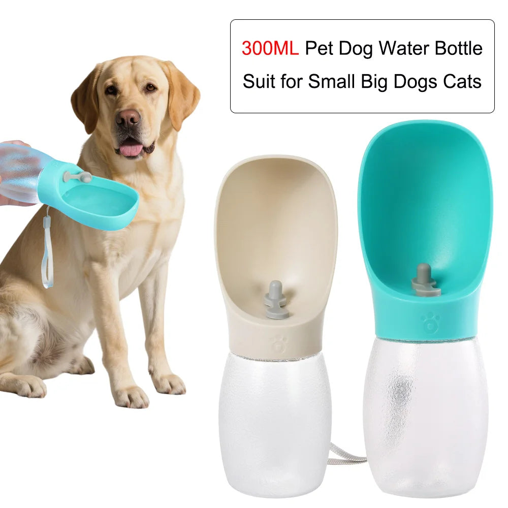 Pack-Paws Portable Travel Dog Water Bottle (300ml)