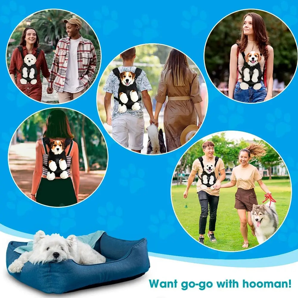 Pack-Paws Hiking Front Chest Pet Carrier