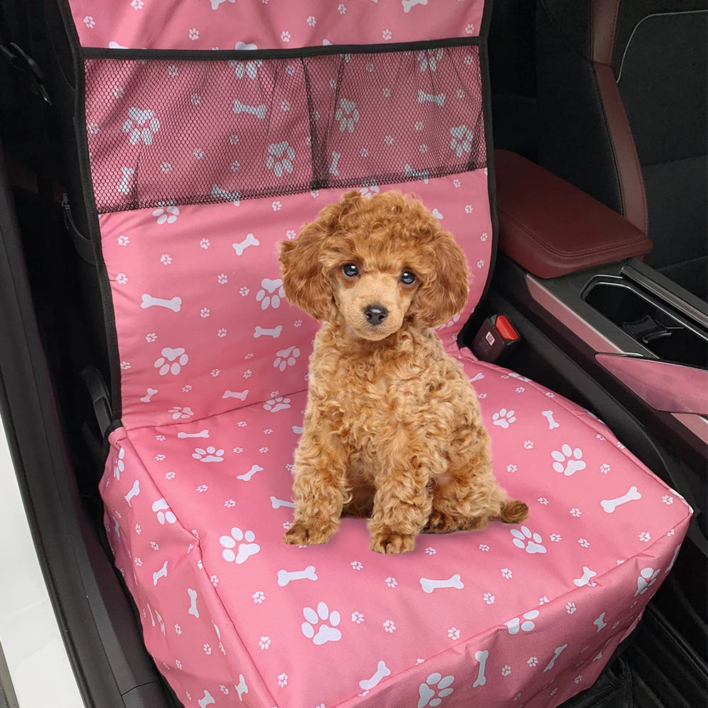 Pack-Paws Durable Front Seat Pet Cover with Pockets
