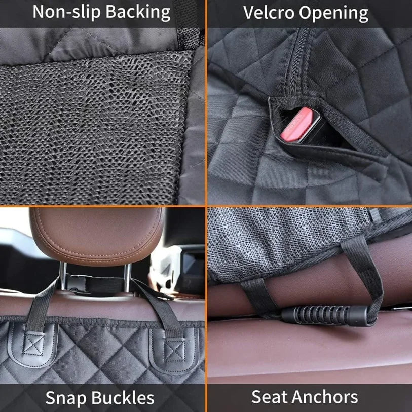 Pack-Paws Non-Slip Bench Style Pet Car Cover