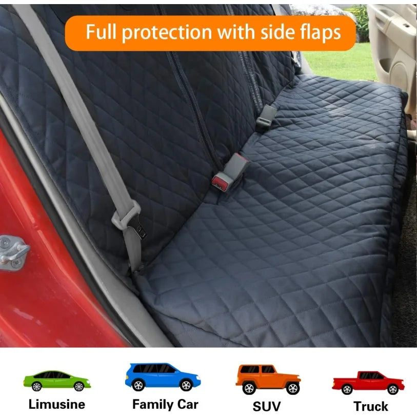Pack-Paws Non-Slip Bench Style Pet Car Cover