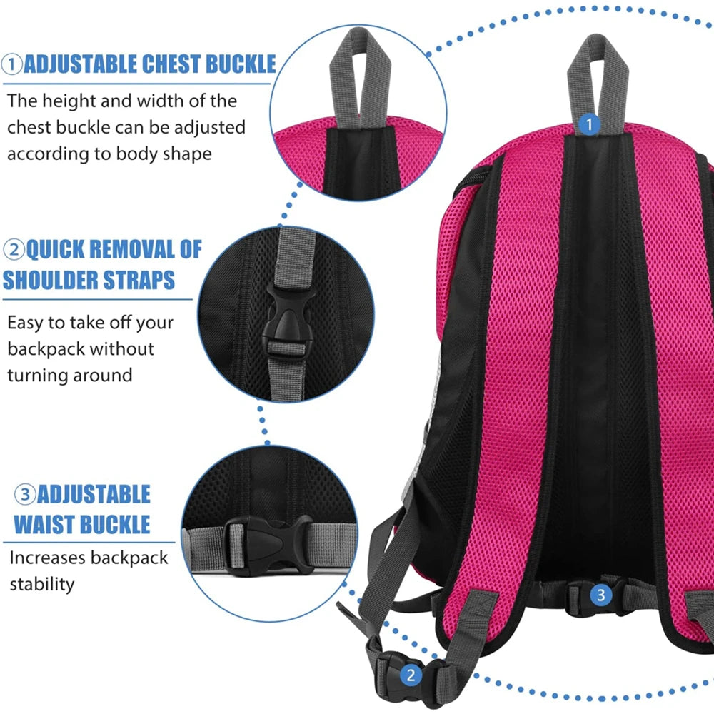Pack-Paws Reflective Strip Outdoor Pet Backpack