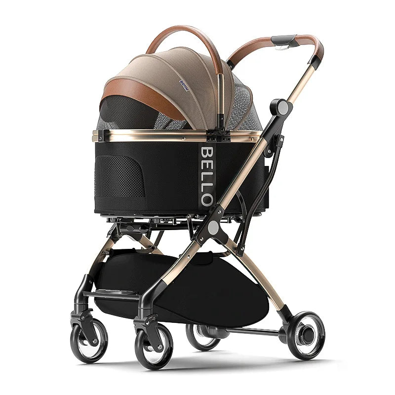 Pack-Paws Portable Foldable Pet Trolley Carrier