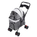 Pack-Paws Four-Wheel One-Click Folding Dog Wagon