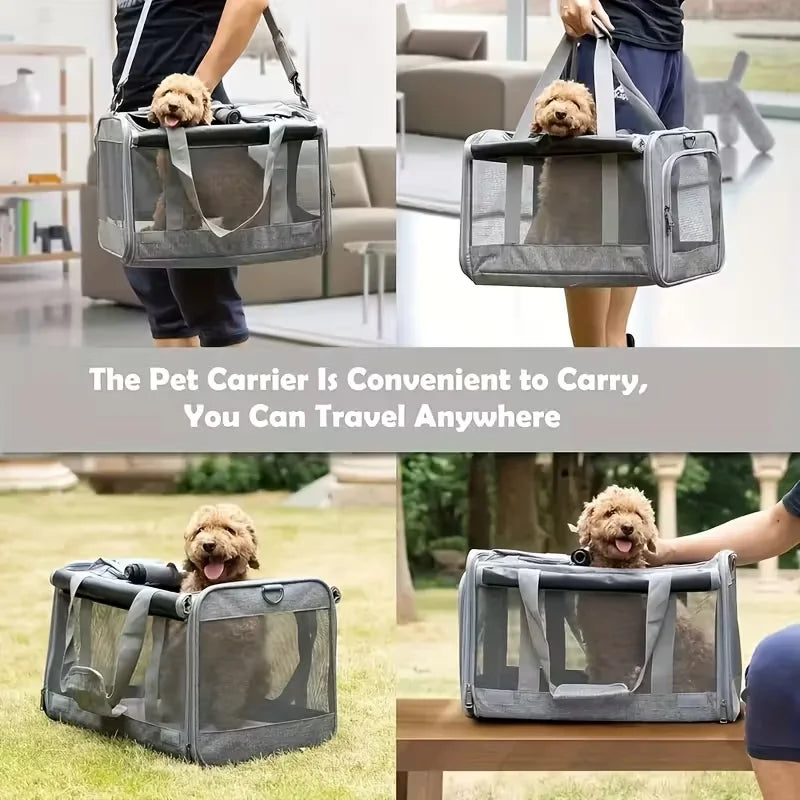 Pack-Paws Durable Soft-Sided Cat Carrier Backpack