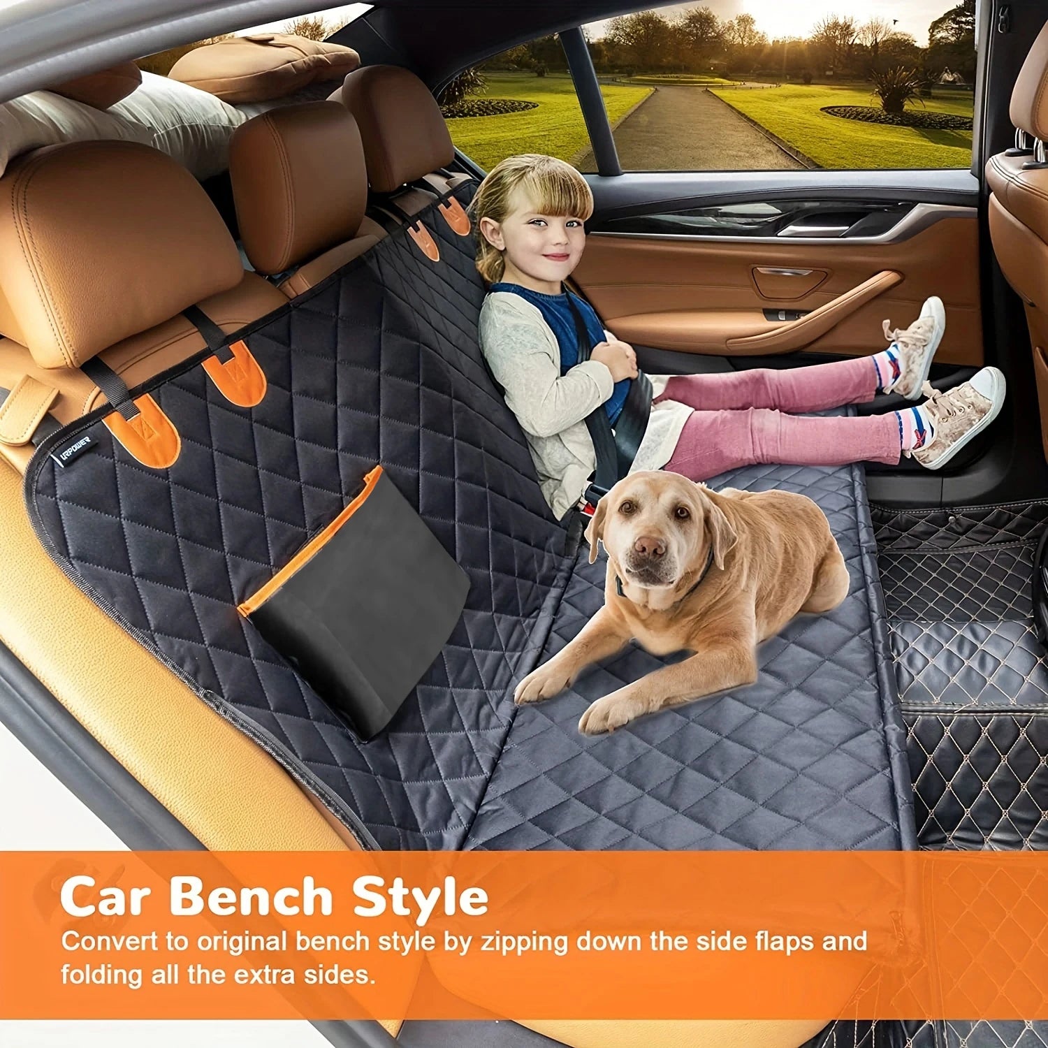 Pack-Paws 600D Heavy Duty Dog Car Seat Hammock