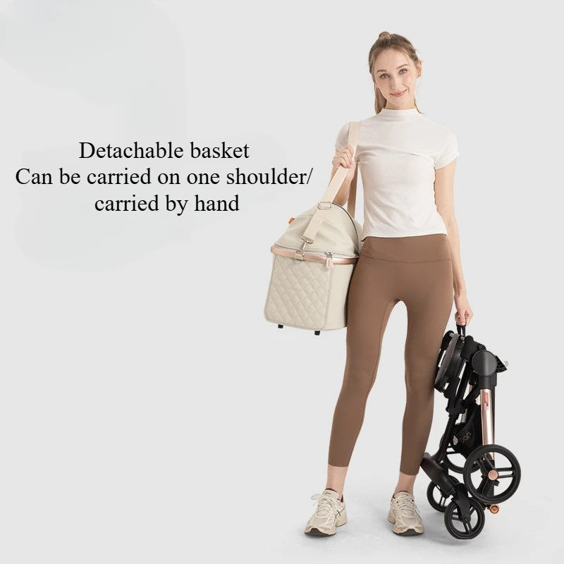 Pack-Paws Luxury Dual-Cabin Cat Stroller