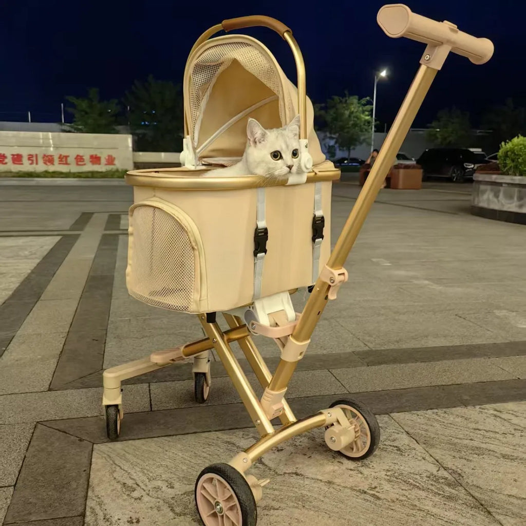 Pack-Paws 3-in-1 Detachable Luxury Pet Stroller